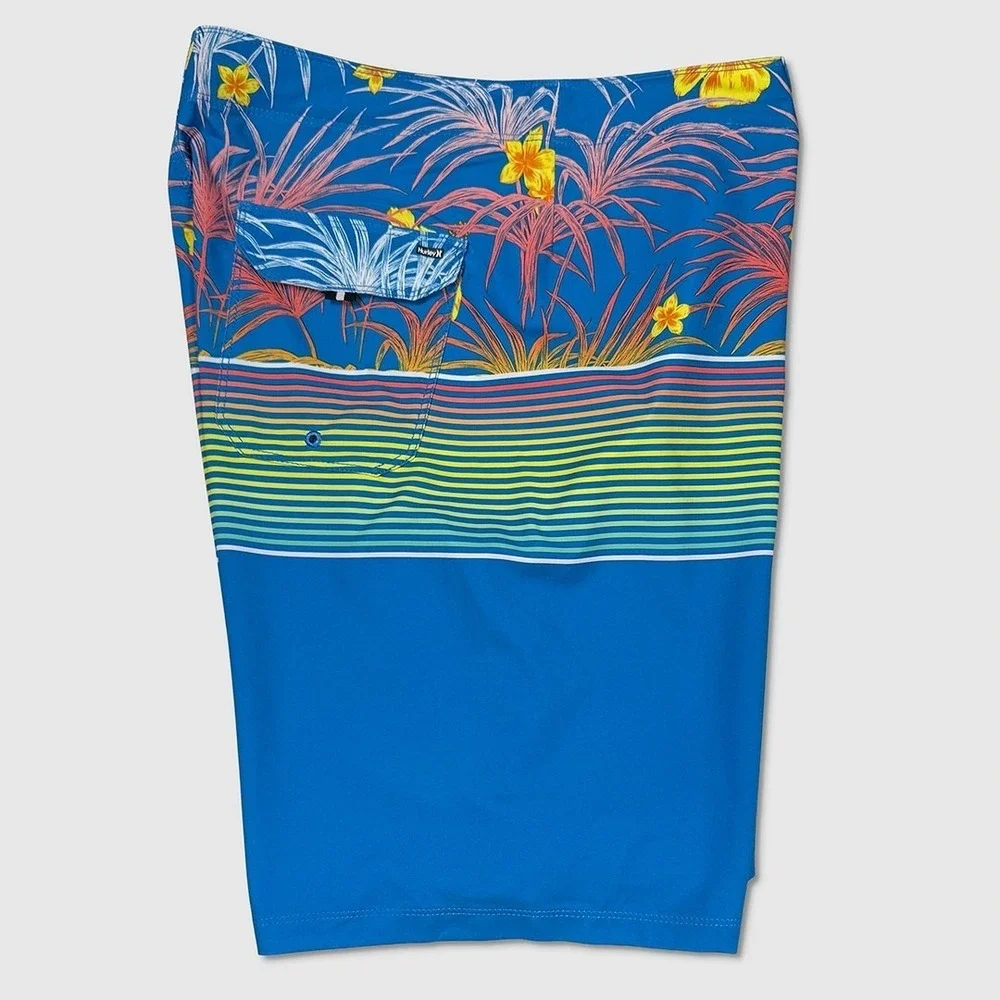 Hurley Phantom Weekender Board Shorts - NWT Mens 32 Blue / Multi -  #49569-K5